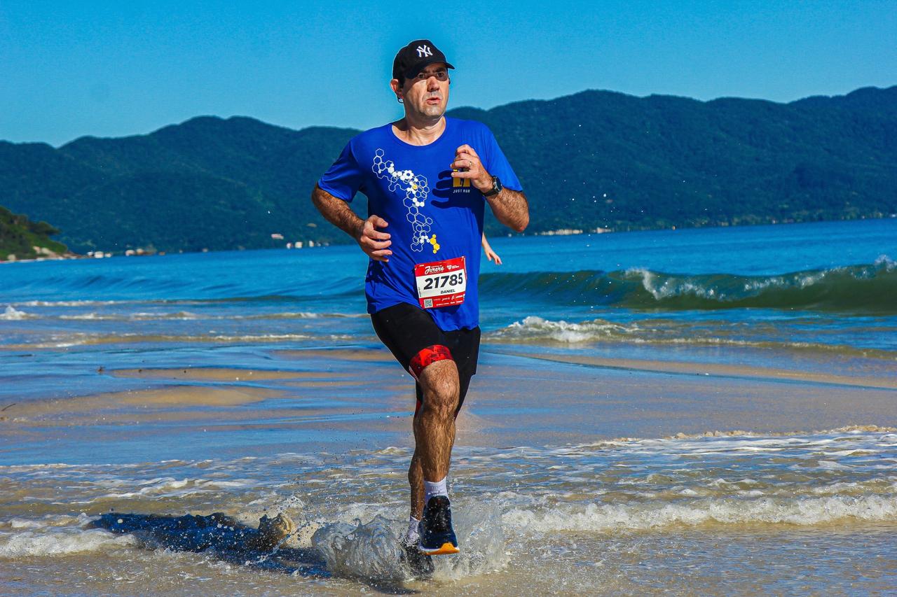 Dr. Daniel praticando esporte