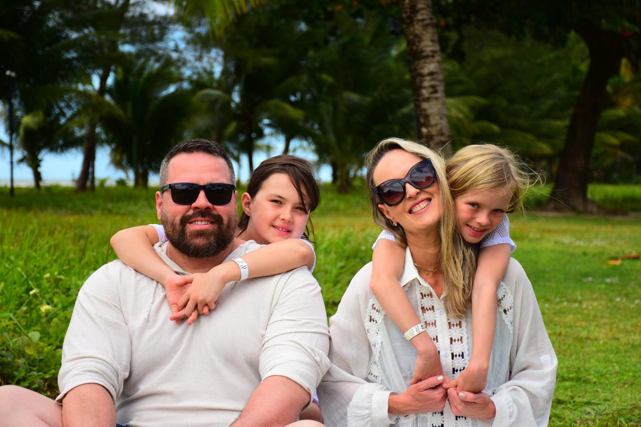 Dr. Acklei em família